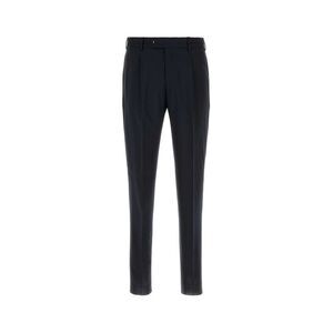 Pt Torino Men Midnight Blue Wool Pant